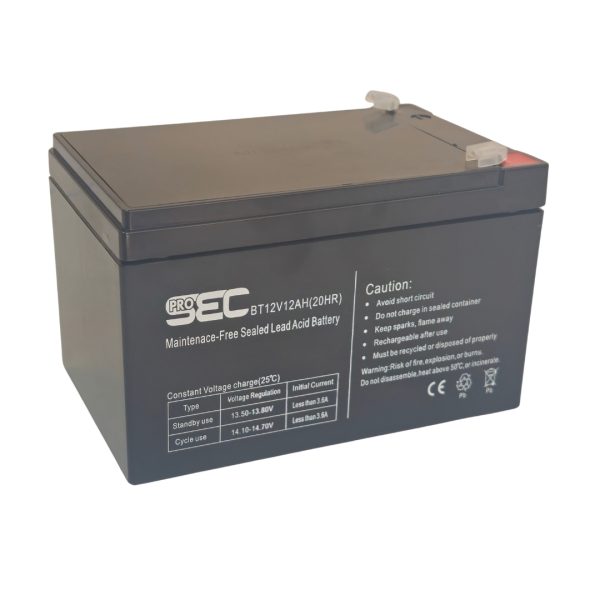 BATTERY 12V  12AH - F1 TERM