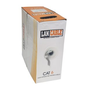 CAT 6 CABLE - 100M PULL BOX UTP CCA - GREY