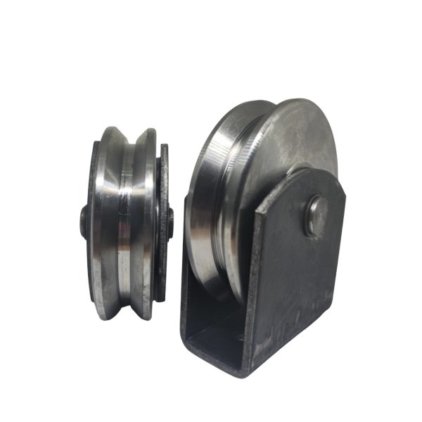 GATE WHEEL SET 100MM H/DUTY (S/BRACKET)