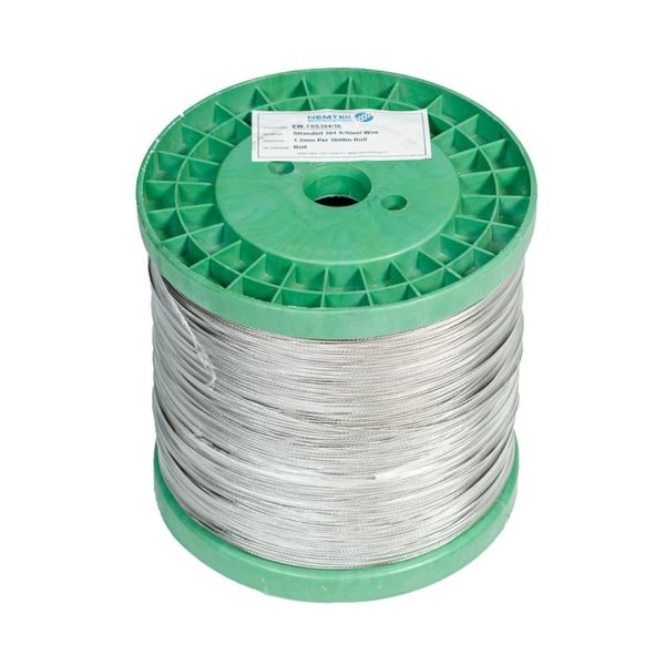 EF WIRE 1.2MM 304 S/ST BRAIDED/800M  +-5.5kg (EW-TSS304/8)